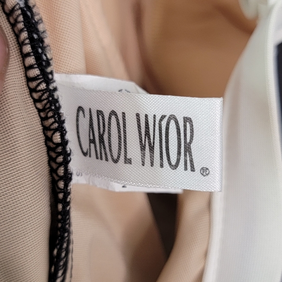 Carol Wior Summer Beach Pool Swimwear One Piece Cross Back Swim Suit Size 6 NWT - Picture 9 of 11